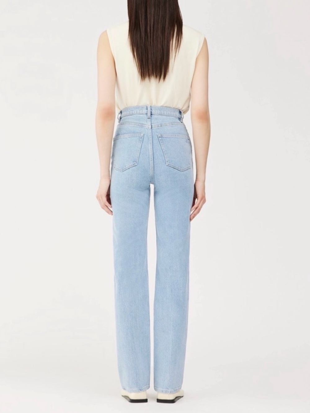 Ella Light Blue High-Rise Straight Leg Jeans NWOT DL1961 26